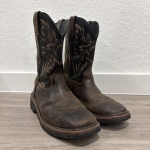 Wolverine Oil Slip Resistant Waterproof Plus Work Boots Mens 8.5 Extra Wide